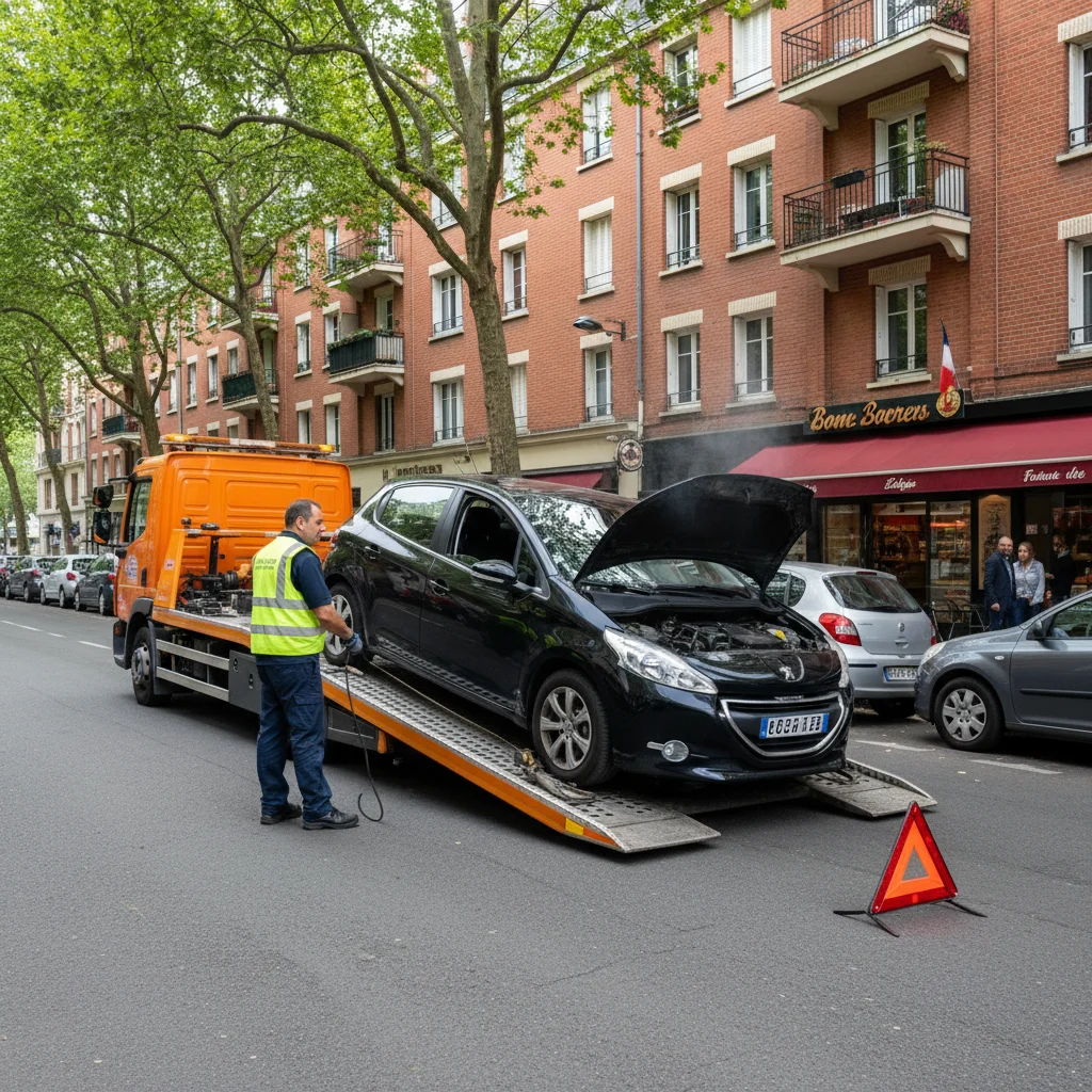 Remorquage Voiture &middot; image &agrave; la une