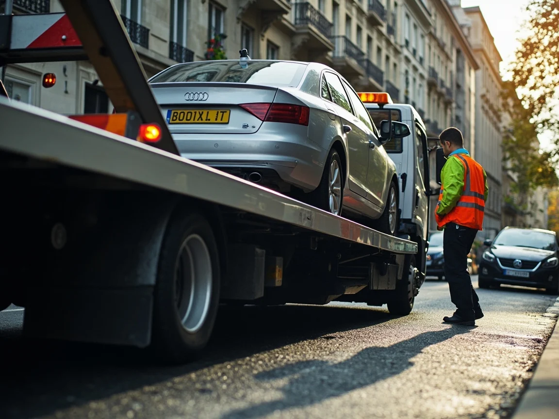 Remorquage Voiture &middot; image &agrave; la une