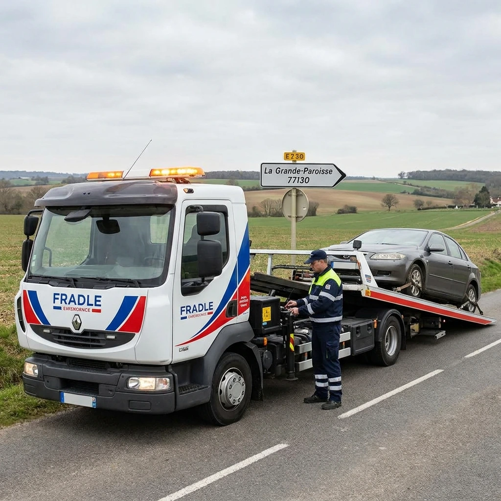 Remorquage Voiture &middot; image &agrave; la une