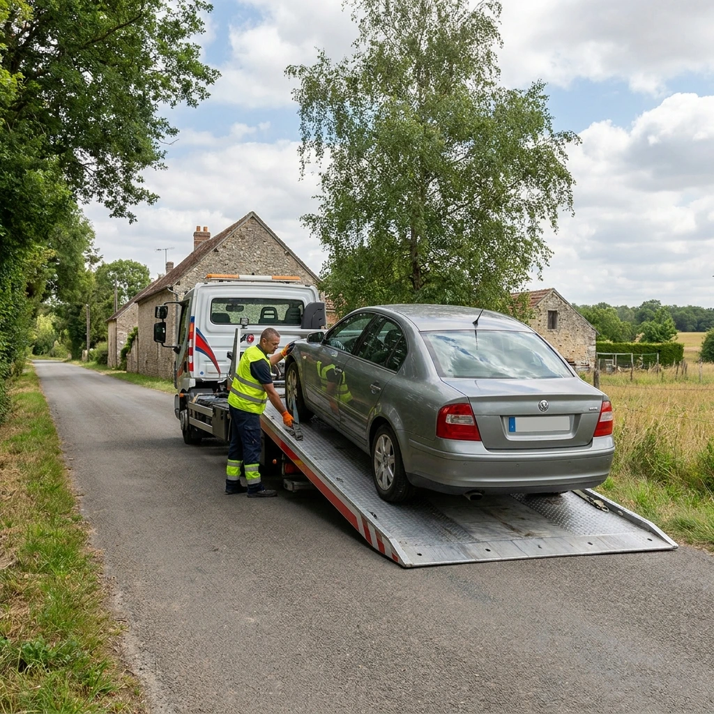 Remorquage Voiture &middot; image &agrave; la une