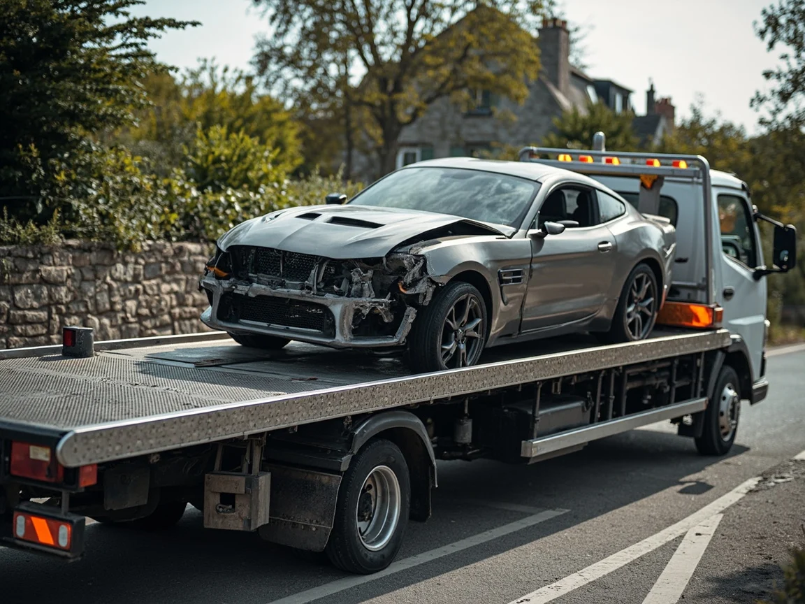 Remorquage Voiture &middot; image &agrave; la une