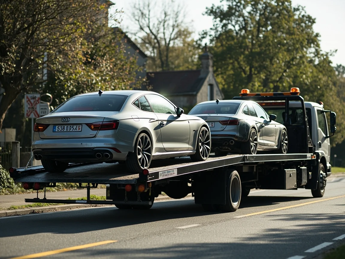 Remorquage Voiture &middot; image &agrave; la une