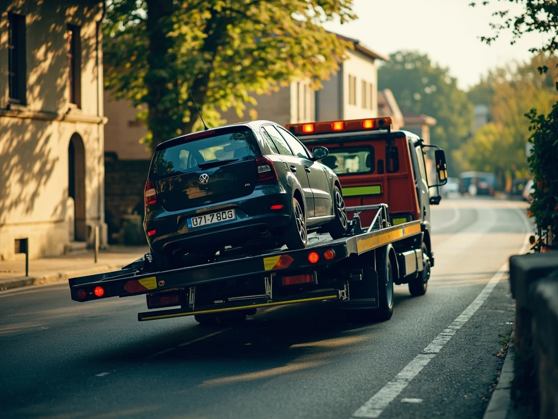 Remorquage Voiture &middot; image &agrave; la une