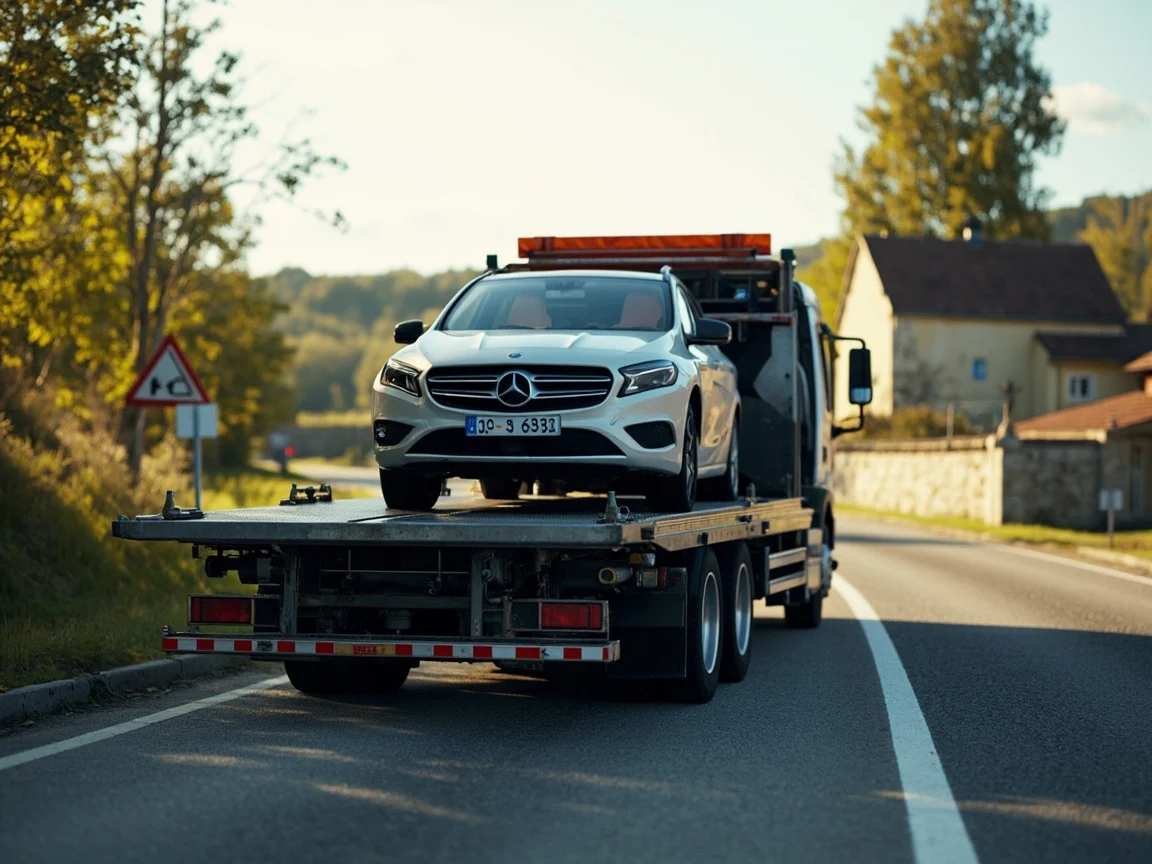 Remorquage Voiture &middot; image &agrave; la une