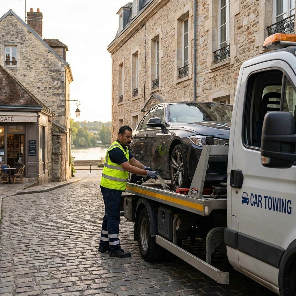 Remorquage Voiture &middot; image &agrave; la une