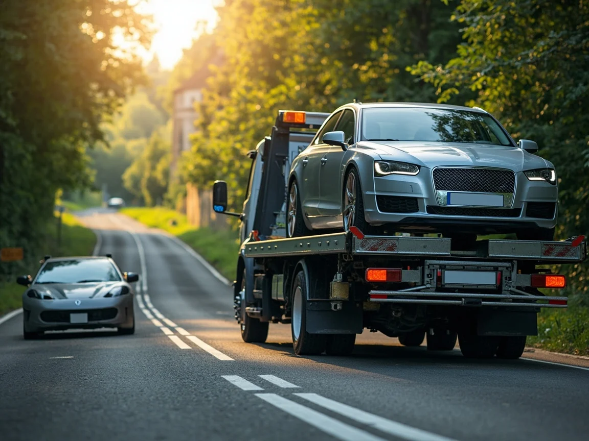 Remorquage Voiture &middot; image &agrave; la une