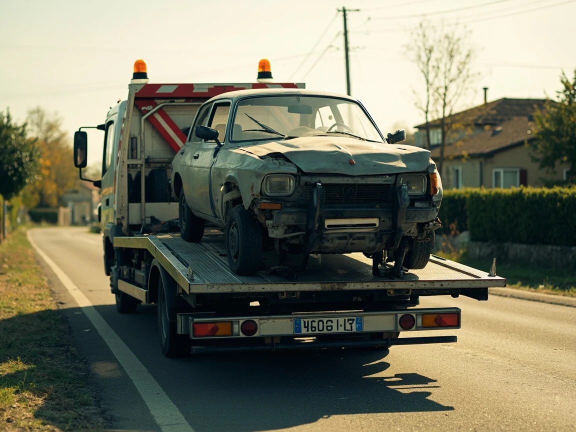 Remorquage Voiture &middot; image &agrave; la une