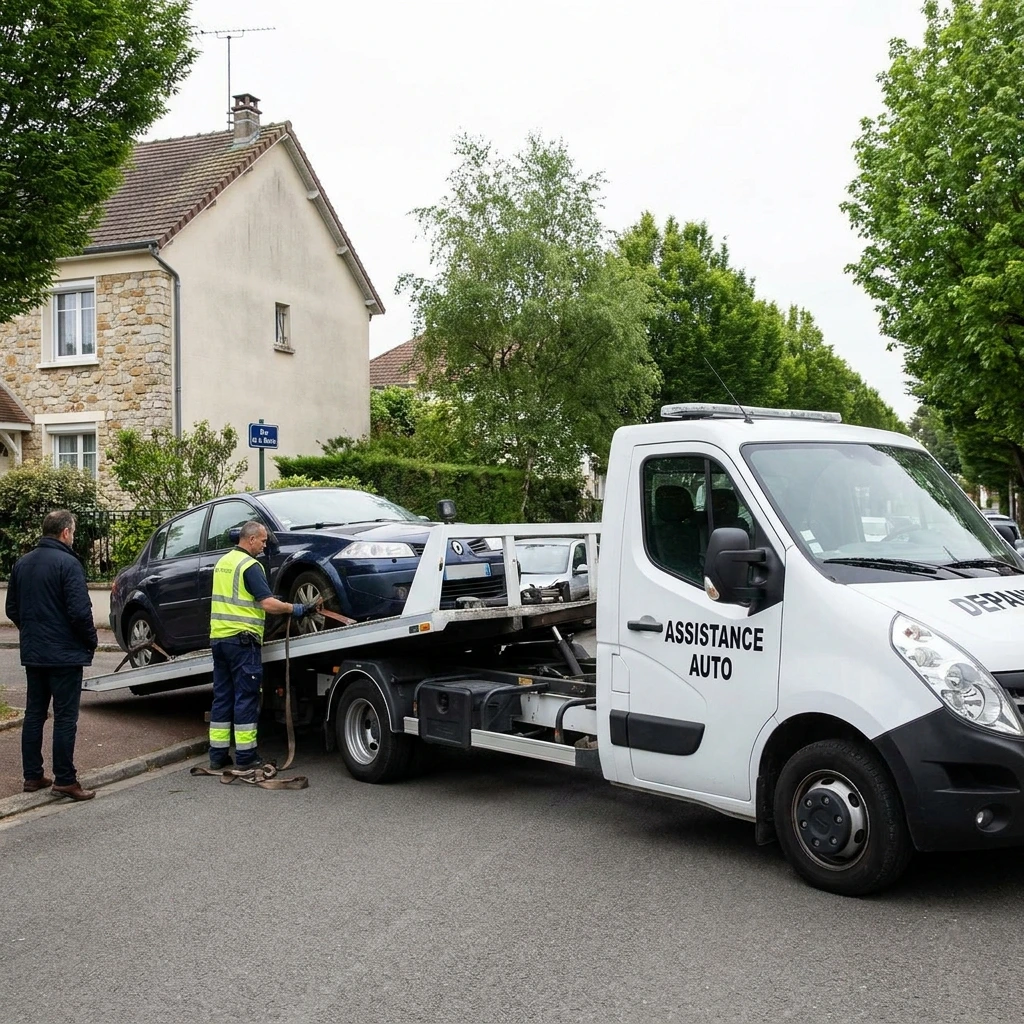 Remorquage Voiture &middot; image &agrave; la une