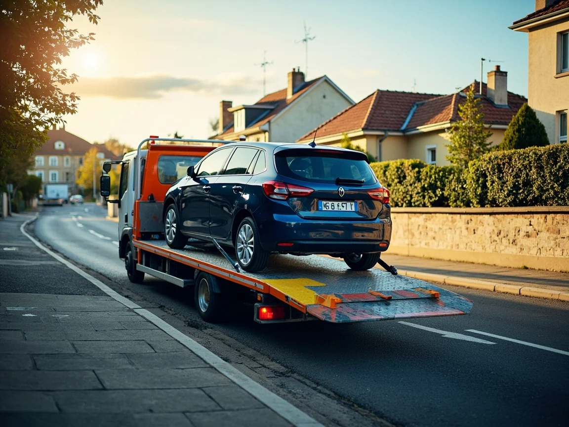 Remorquage Voiture &middot; image &agrave; la une