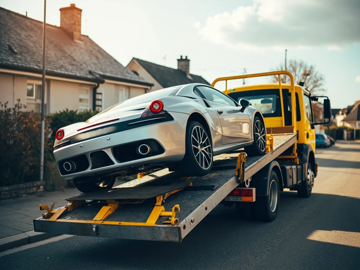 Remorquage Voiture &middot; image &agrave; la une