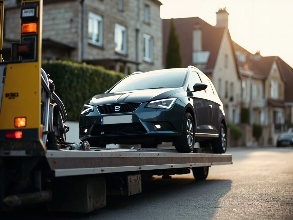 Remorquage Voiture &middot; image &agrave; la une