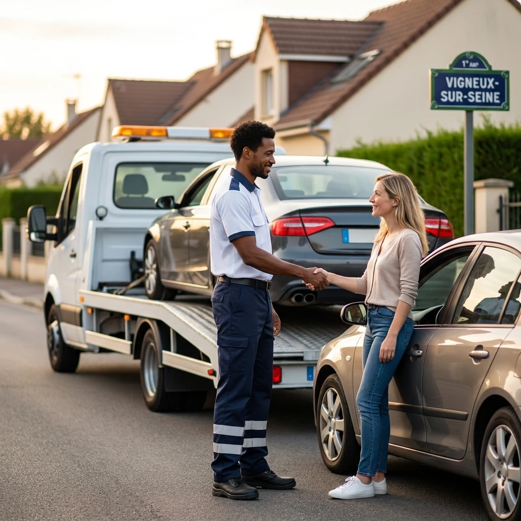 Remorquage Voiture &middot; image &agrave; la une