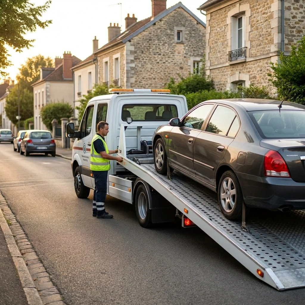 Remorquage Voiture &middot; image &agrave; la une