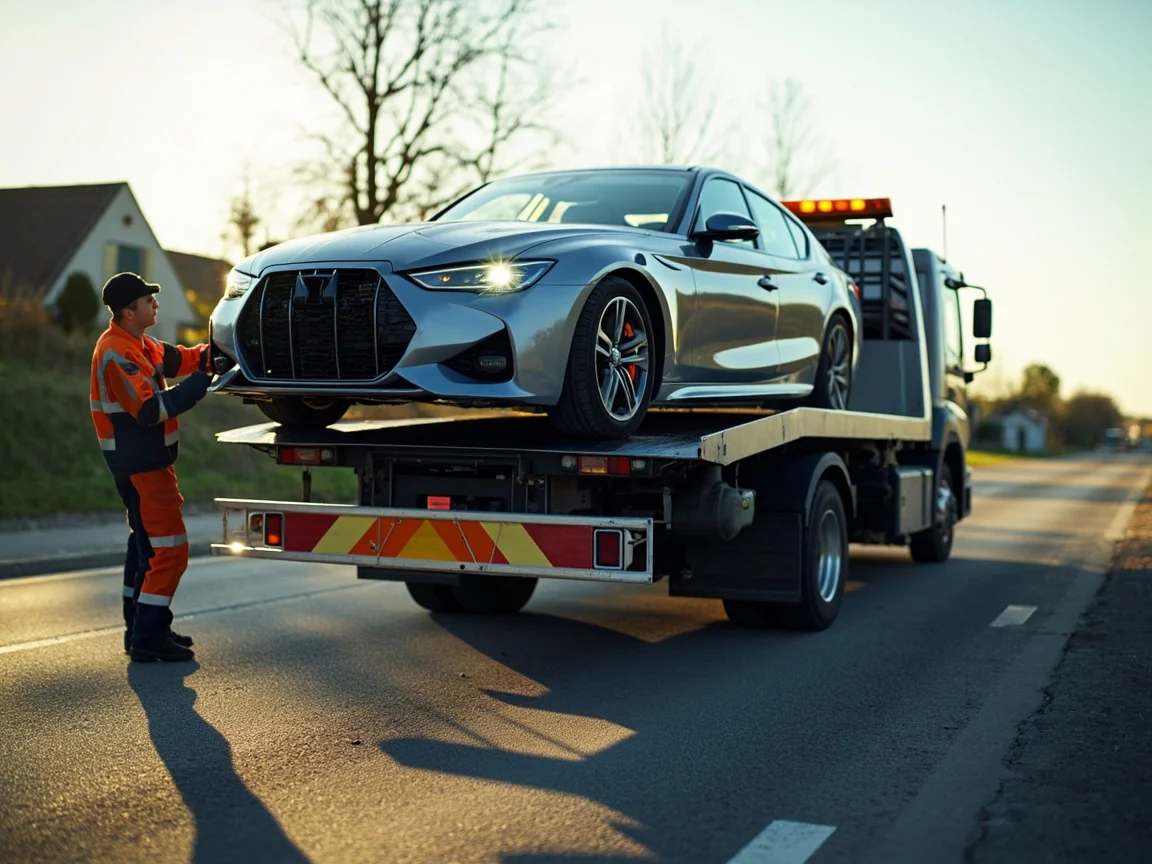 Remorquage Voiture &middot; image &agrave; la une