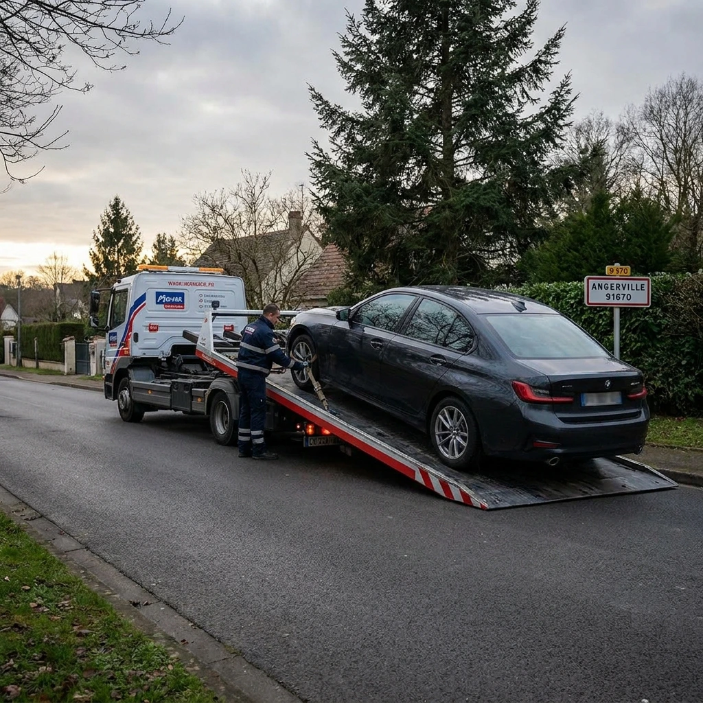 Remorquage Voiture &middot; image &agrave; la une