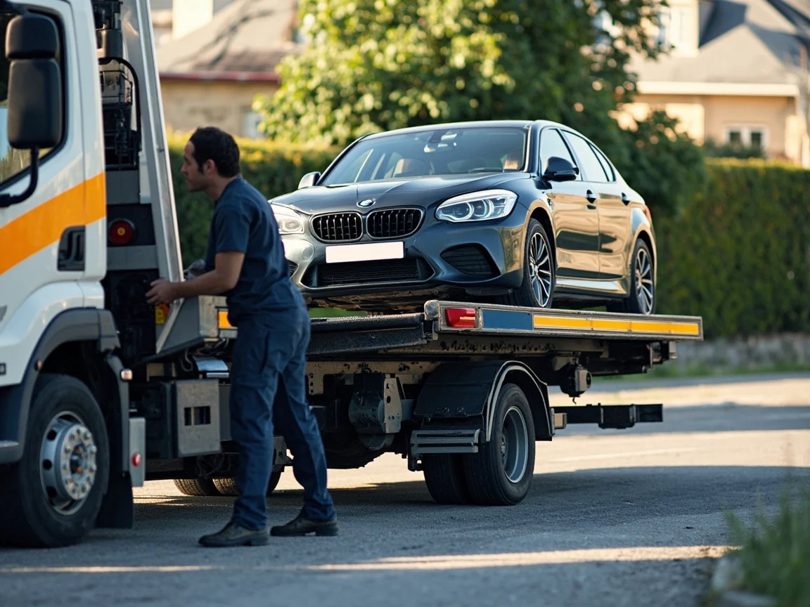 Remorquage Voiture &middot; image &agrave; la une
