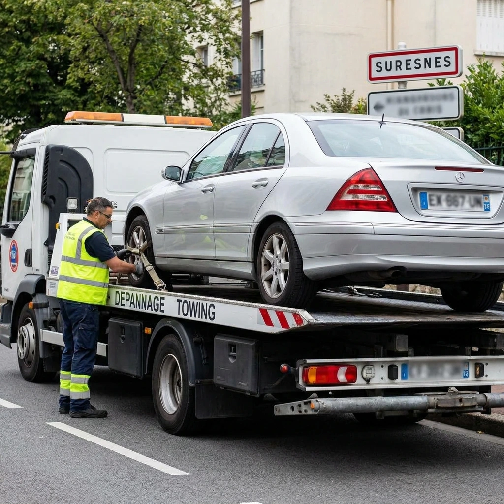 Remorquage Voiture &middot; image &agrave; la une