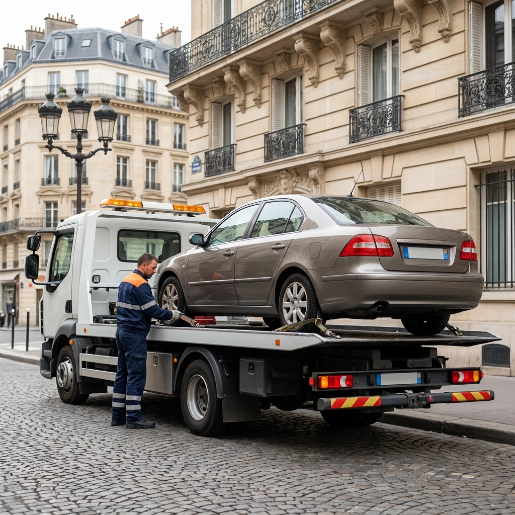 Remorquage Voiture &middot; image &agrave; la une