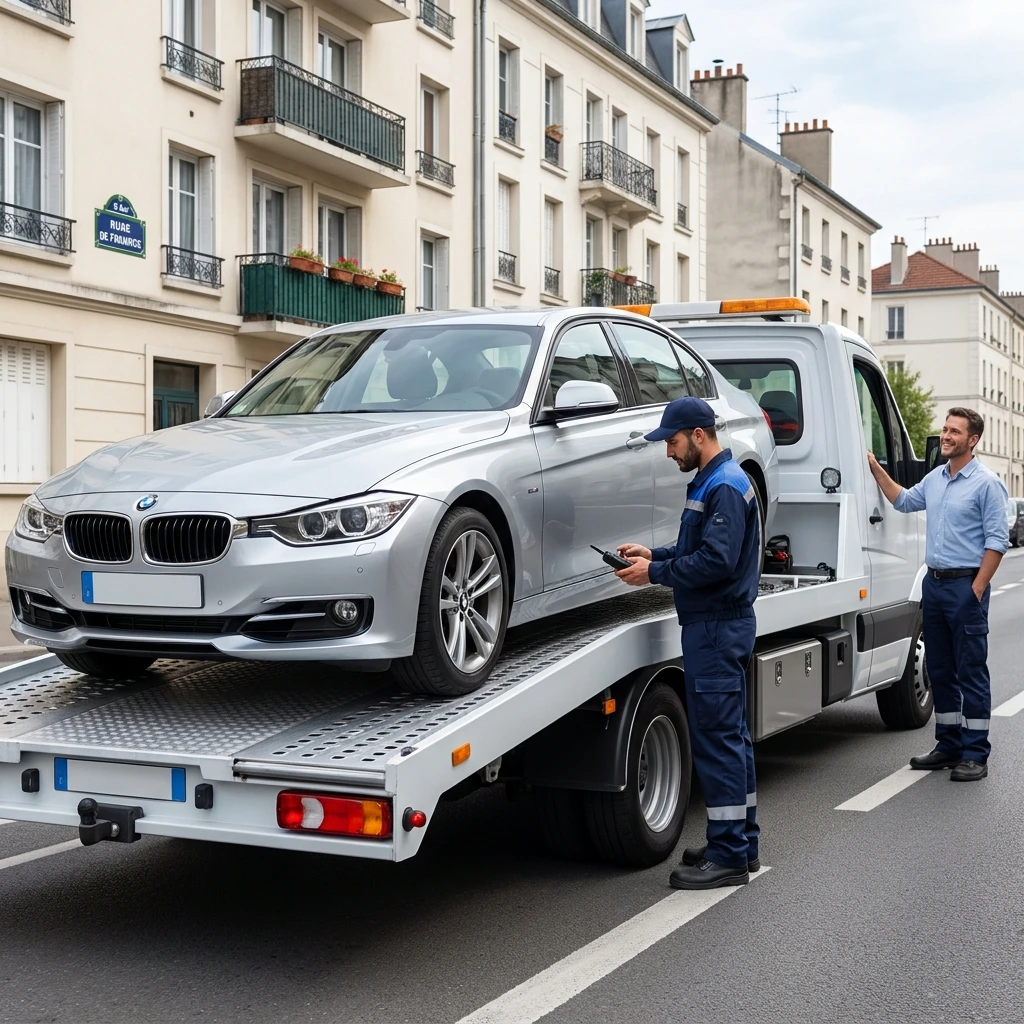 Remorquage Voiture &middot; image &agrave; la une