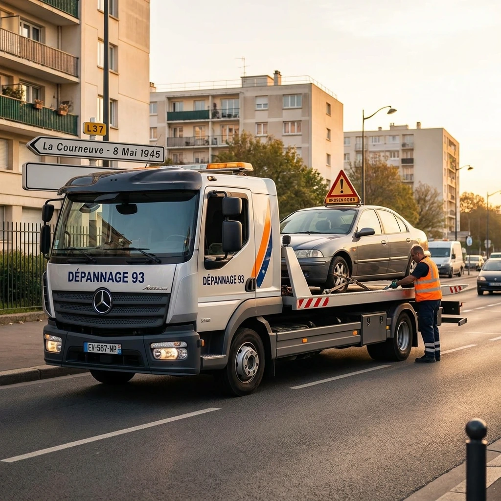 Remorquage Voiture &middot; image &agrave; la une