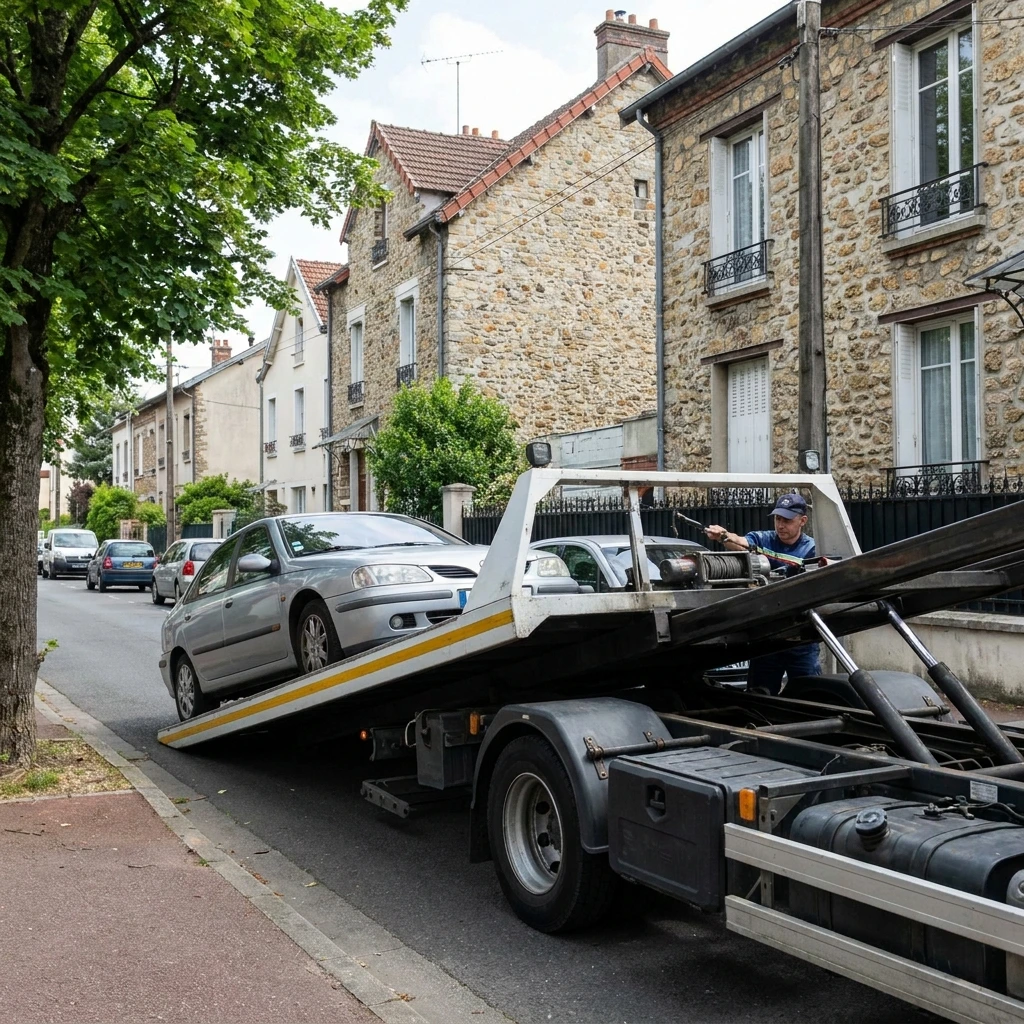 Remorquage Voiture &middot; image &agrave; la une
