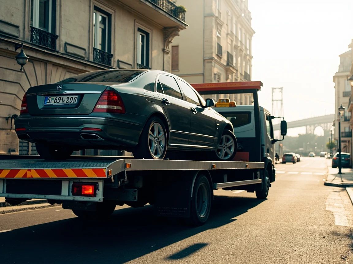 Remorquage Voiture &middot; image &agrave; la une