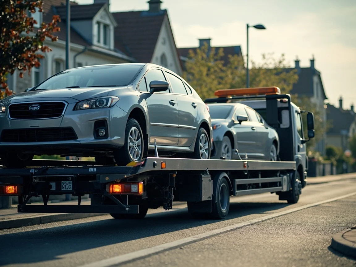 Remorquage Voiture &middot; image &agrave; la une