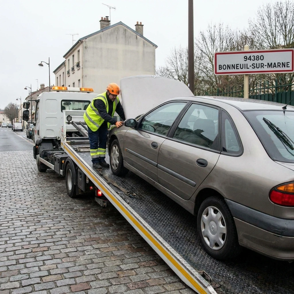 Remorquage Voiture &middot; image &agrave; la une