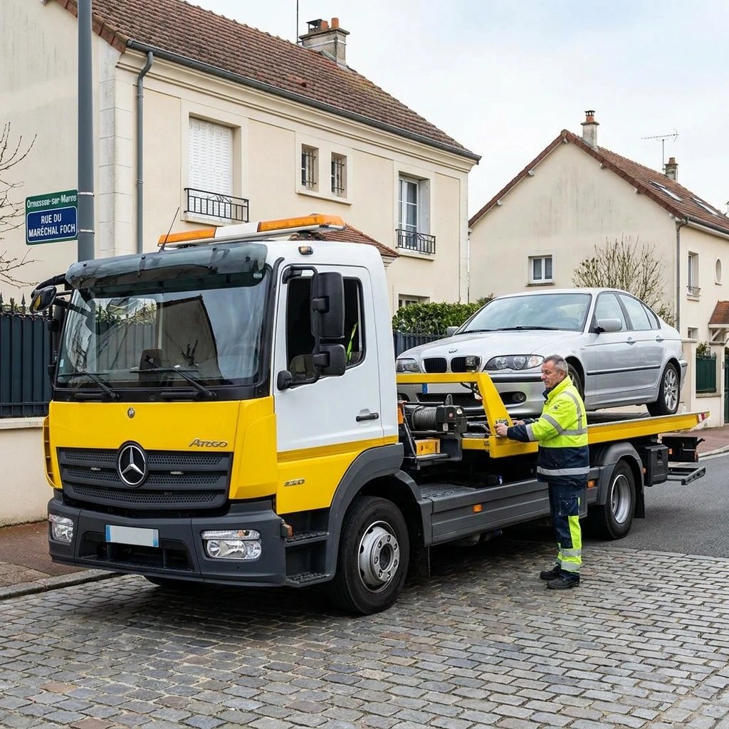 Remorquage Voiture &middot; image &agrave; la une